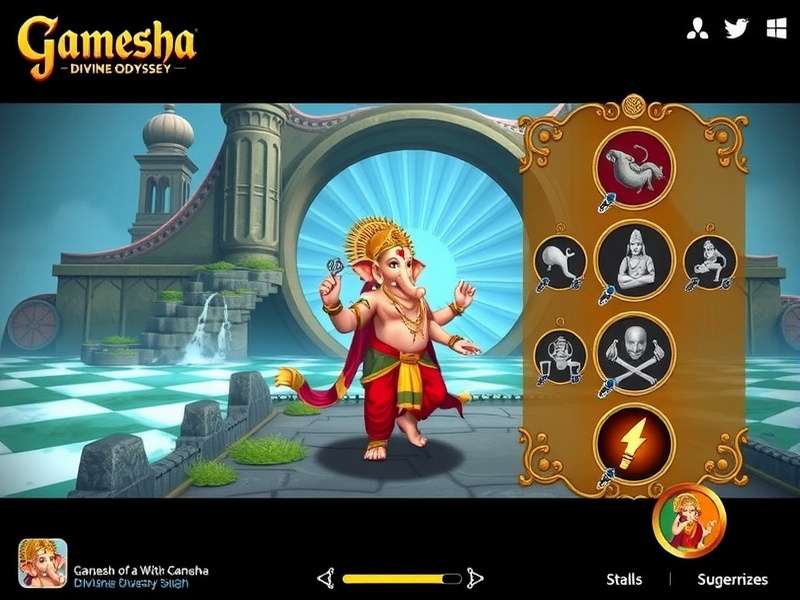 Character customization options in Ganesha S Divine Odyssey